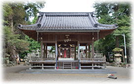 画像：建部神社拝殿
