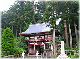 画像：円覚寺山門と竜灯杉
